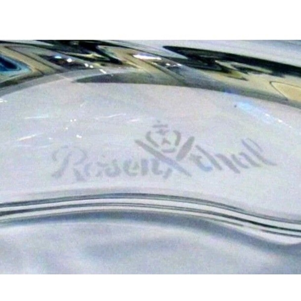 ROSENTHAL – EXALTATION – 24% CRYSTAL SERVING BOWL ART DECO STYLE GERMANY - Picture 6 of 6